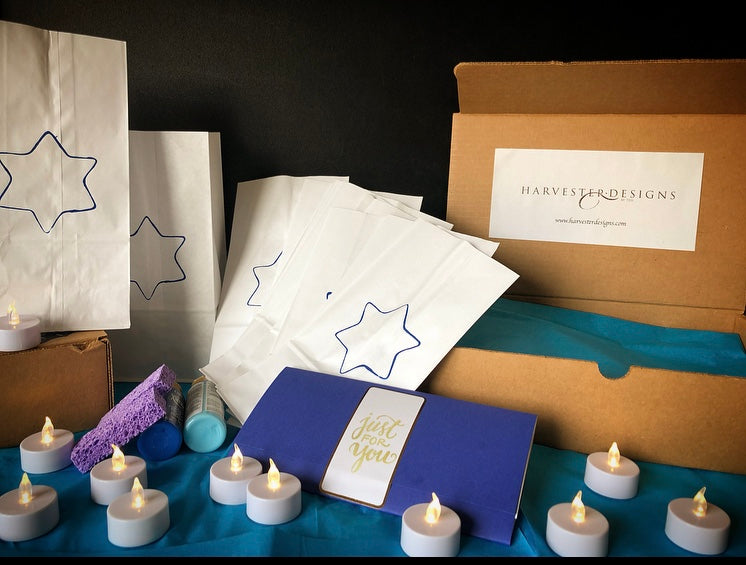 Hannukkah Luminaria(Lanturns) Fun Box